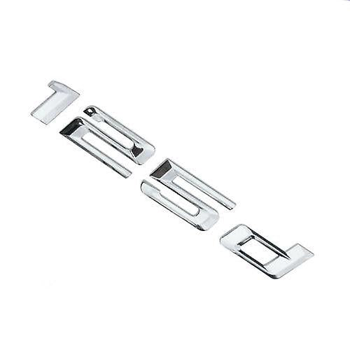 BMW 1 Series 125d Rear Chrome Silver Letter Number Badge Emblem for Boot Lid Trunk