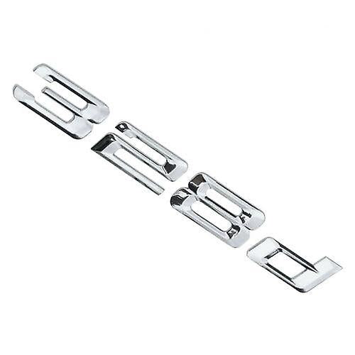 BMW 3 Series 328d Rear Chrome Silver Letter Number Badge Emblem for Boot Lid Trunk