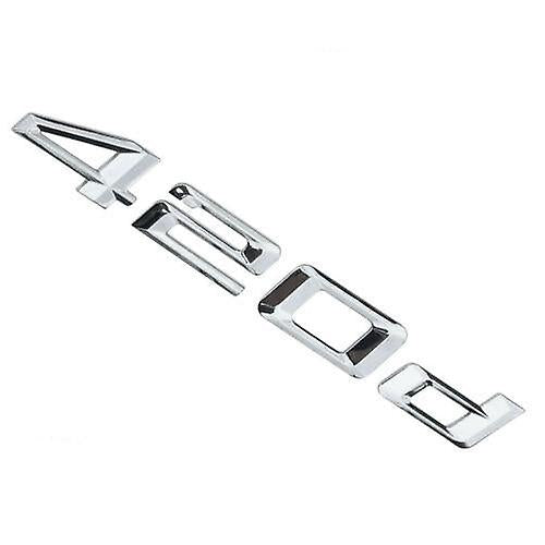 BMW 4 Series 420d Rear Chrome Silver Letter Number Badge Emblem for Boot Lid Trunk