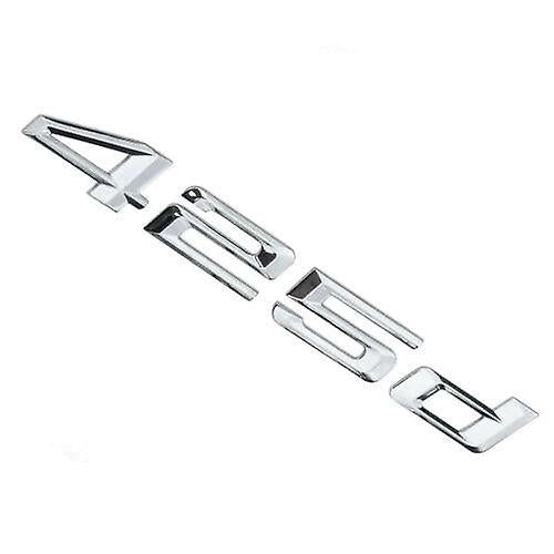 BMW 4 Series 425d Rear Chrome Silver Letter Number Badge Emblem for Boot Lid Trunk