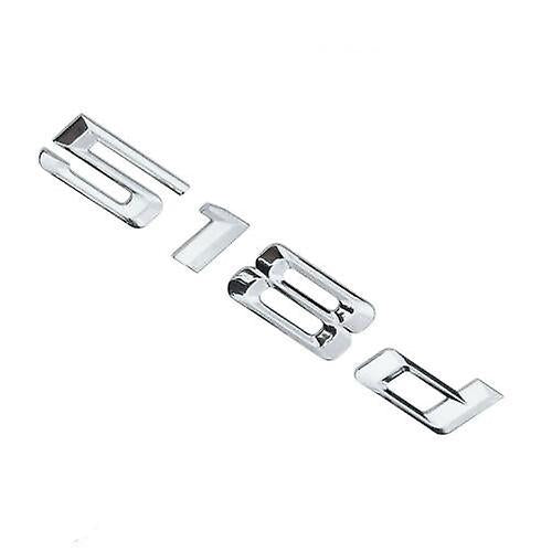BMW 5 Series 518d Rear Chrome Silver Letter Number Badge Emblem for Boot Lid Trunk