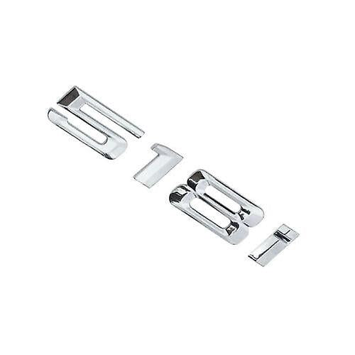 BMW 5 Series 518i Rear Chrome Silver Letter Number Badge Emblem for Boot Lid Trunk