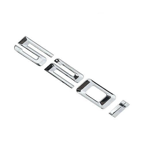 BMW 5 Series 520i Rear Chrome Silver Letter Number Badge Emblem for Boot Lid Trunk