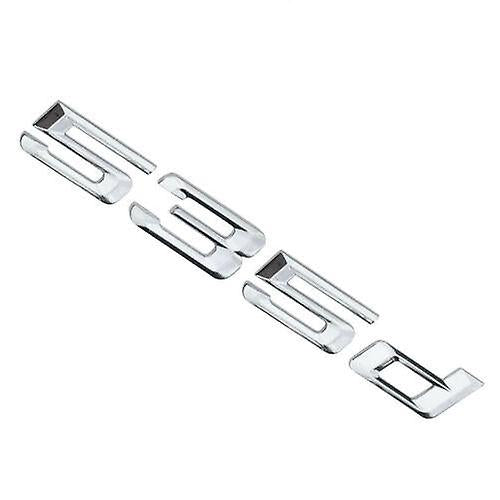 BMW 5 Series 535d Rear Chrome Silver Letter Number Badge Emblem for Boot Lid Trunk