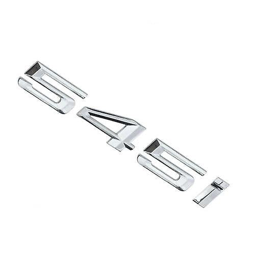 BMW 545i Badge Emblem Letter 5 Series Rear Boot Lid Trunk Chrome Silver