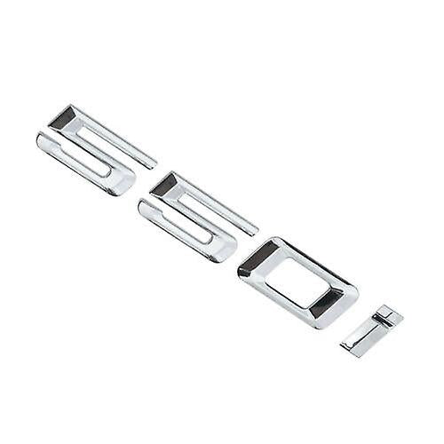 BMW 5 Series 550i Rear Chrome Silver Letter Number Badge Emblem for Boot Lid Trunk