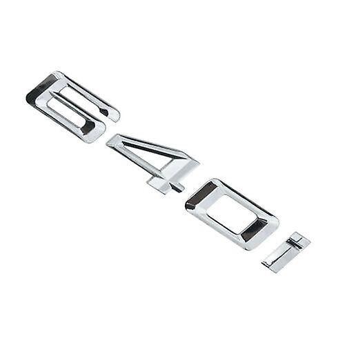 BMW 6 Series 640i Rear Chrome Silver Letter Number Badge Emblem for Boot Lid Trunk
