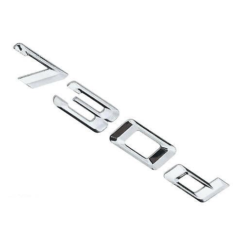 BMW 7 Series 730d Rear Chrome Silver Letter Number Badge Emblem for Boot Lid Trunk