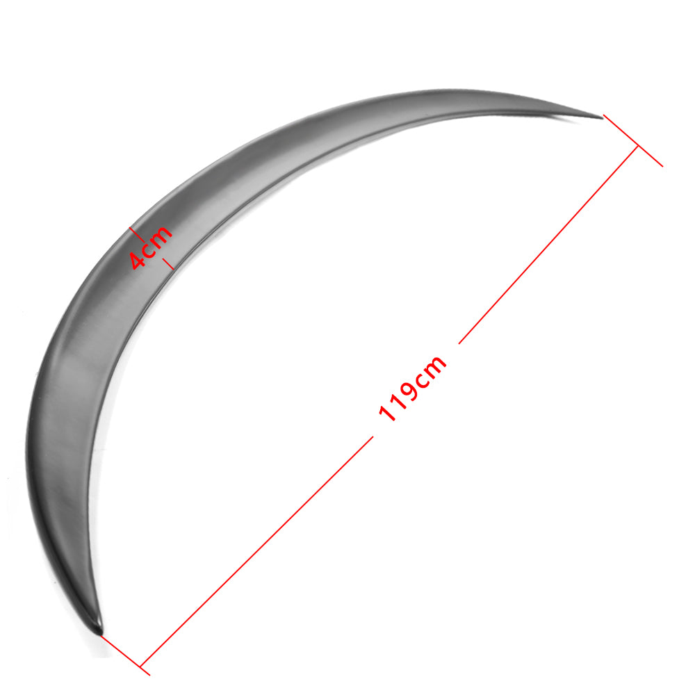 BMW 3 Series E90 M Sports Rear Trunk Boot Lip Spoiler Gloss Black 05-11