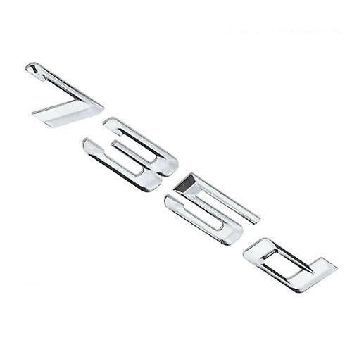 BMW 7 Series 735d Rear Chrome Silver Letter Number Badge Emblem for Boot Lid Trunk