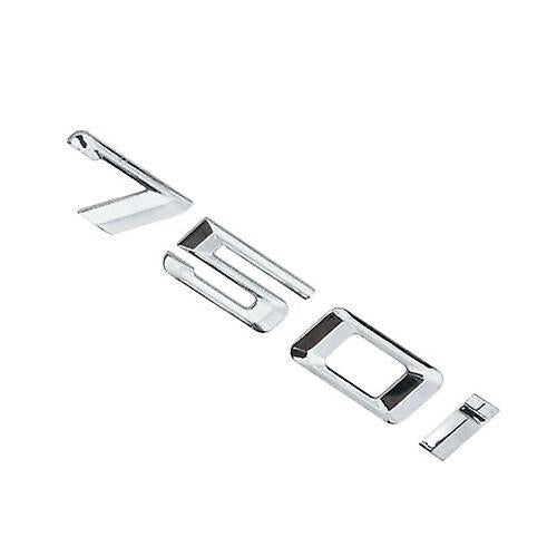 BMW 7 Series 750i Rear Chrome Silver Letter Number Badge Emblem for Boot Lid Trunk