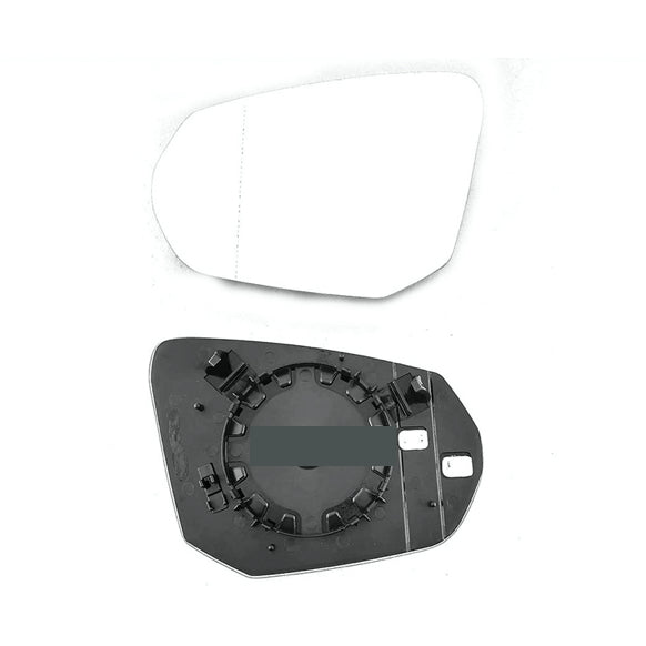 for Q3 2018 to 2020 Wing Mirror Glass With Heated Base LEFT HAND UK Passenger Side Door