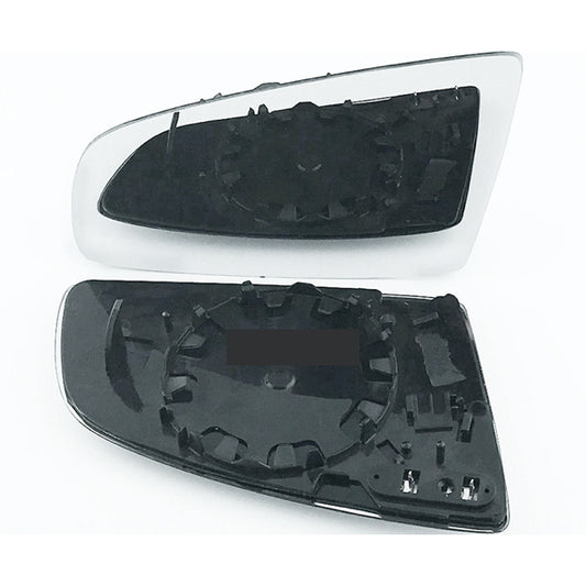 for Audi A6 2004 to 2008 Wing Mirror Glass Heated With Base LEFT HAND UK Passenger Side Door