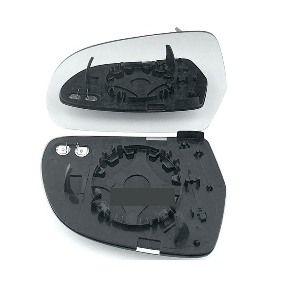 for RS6 2007 to 2010 Wing Mirror Glass With Heated Base LEFT HAND UK Passenger Side Door
