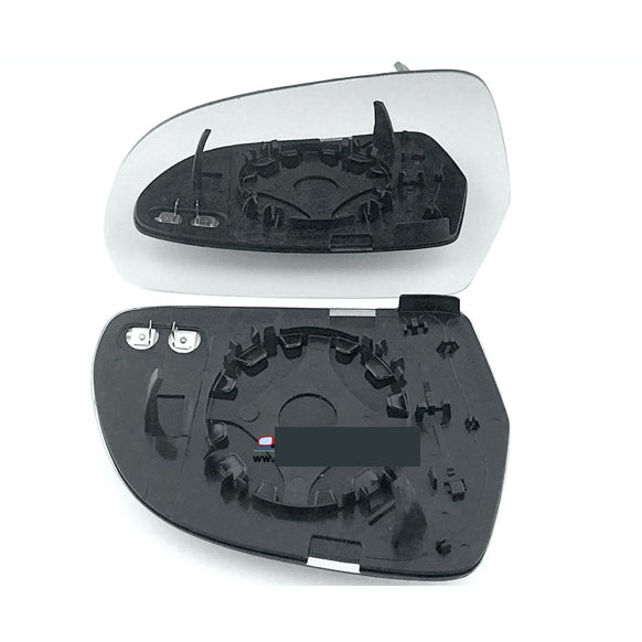 for Audi A4 2008 to 2009 Wing Mirror Glass Heated With Base LEFT HAND UK Passenger Side Door