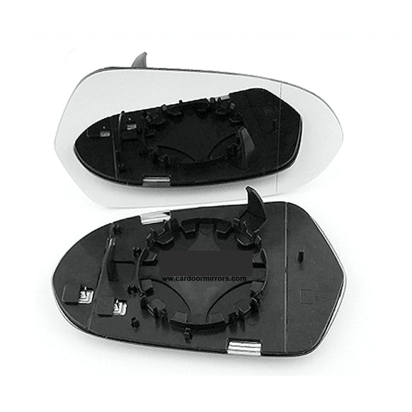 for RS6 2013 to 2017 Wing Mirror Glass With Heated Base RIGHT HAND UK Driver Side Door