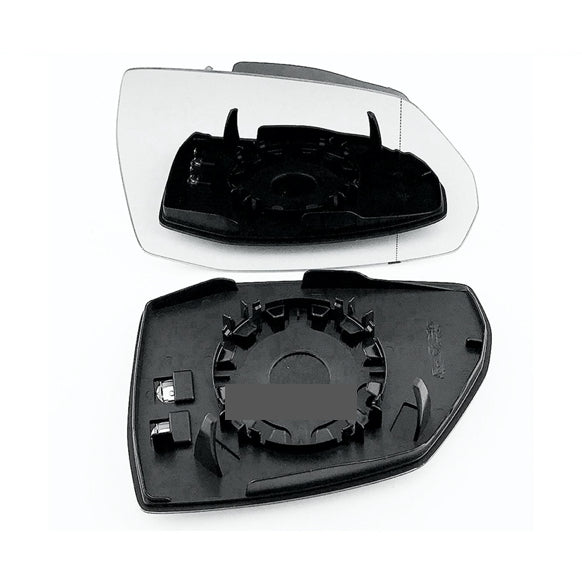 for Q5 2017 to 2021 Wing Mirror Glass With Heated Base RIGHT HAND UK Driver Side Door