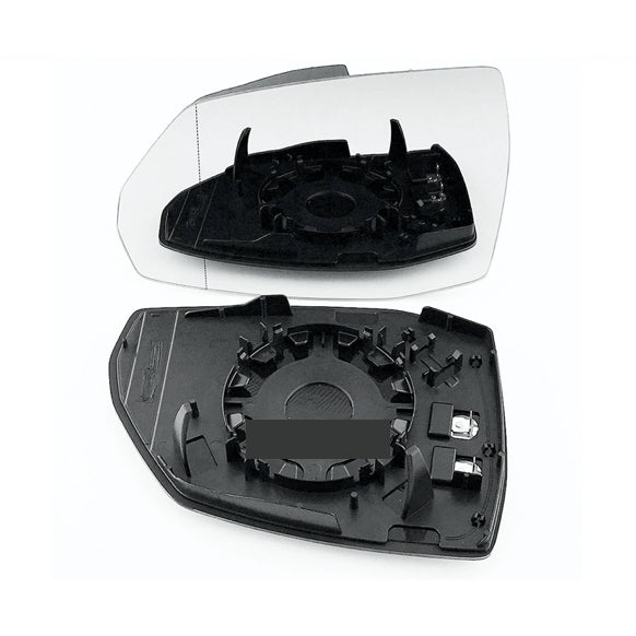 for Q7 2015 to 2021 Wing Mirror Glass With Heated Base LEFT HAND UK Passenger Side Door