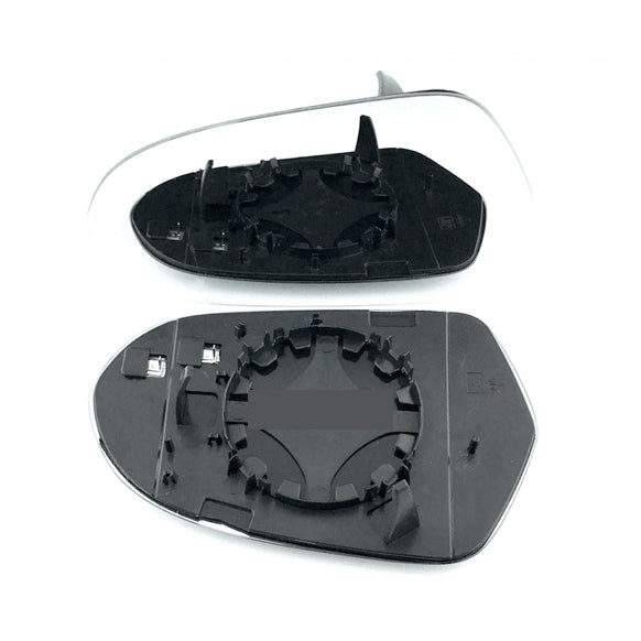 for RS6 2013 to 2017 Wing Mirror Glass With Heated Base LEFT HAND UK Passenger Side Door