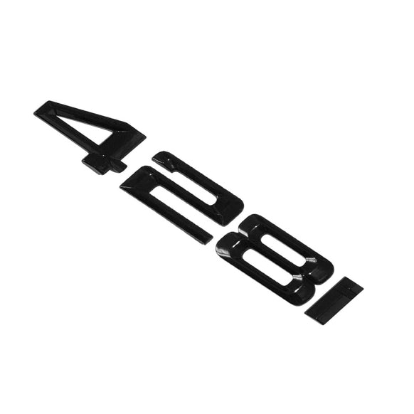 BMW 4 Series 428i Rear Gloss Black Letter Number Badge Emblem for Boot Lid Trunk