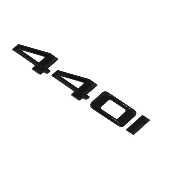 BMW 440i Badge Emblem Letter 4 Series Rear Boot Lid Trunk Gloss Black