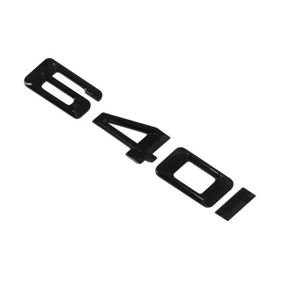 BMW 6 Series 640i Rear Gloss Black Letter Number Badge Emblem for Boot Lid Trunk