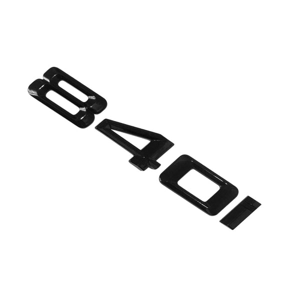 BMW 8 Series 840i Rear Gloss Black Letter Number Badge Emblem for Boot Lid Trunk