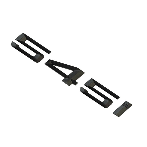 BMW 545i Badge Emblem Letter 5 Series Rear Boot Lid Trunk Matt Black