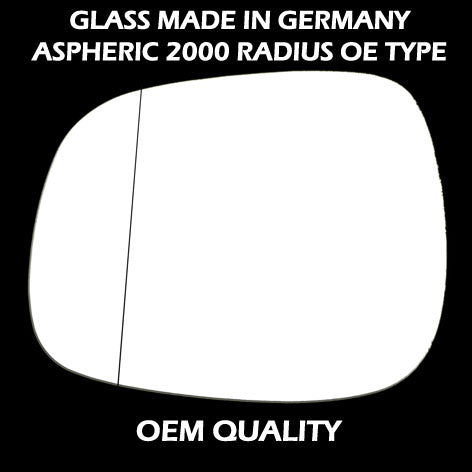 for BMW - X1 2009 to 2012 Wing Mirror Glass LEFT HAND UK Passenger Side 152 Door