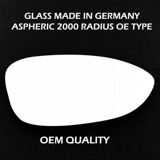 for BMW - Z4 2009 to 2016 Wing Mirror Glass RIGHT HAND UK Driver Side 211 Door