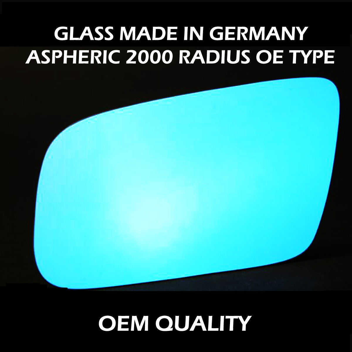 for Audi A4 1999 to 2000 Wing Mirror Glass LEFT HAND UK Passenger Side Door