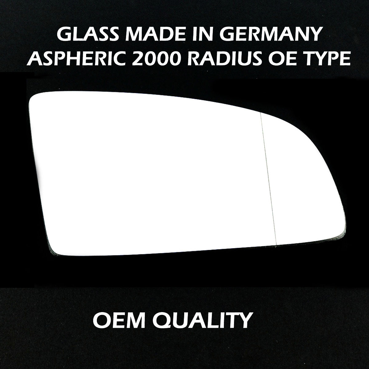 for Audi A3 2004 to 2007 Wing Mirror Glass RIGHT HAND UK Driver Side Door