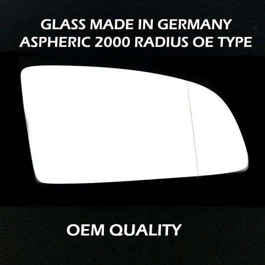 for S3 2004 to 2006 Wing Mirror Glass RIGHT HAND UK Driver Side Door