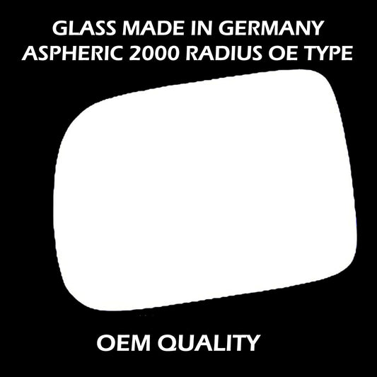 for Honda - Shuttle 1995 to 2001 Wing Mirror Glass LEFT HAND UK Passenger Side 222 Door