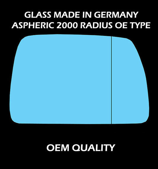 for BMW - X3 2004 to 2010 Wing Mirror Glass RIGHT HAND UK Driver Side 165 Door