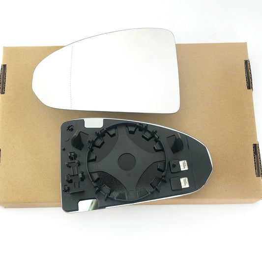 for TT 2015 to 2021 Wing Mirror Glass With Base LEFT HAND UK Passenger Side Door