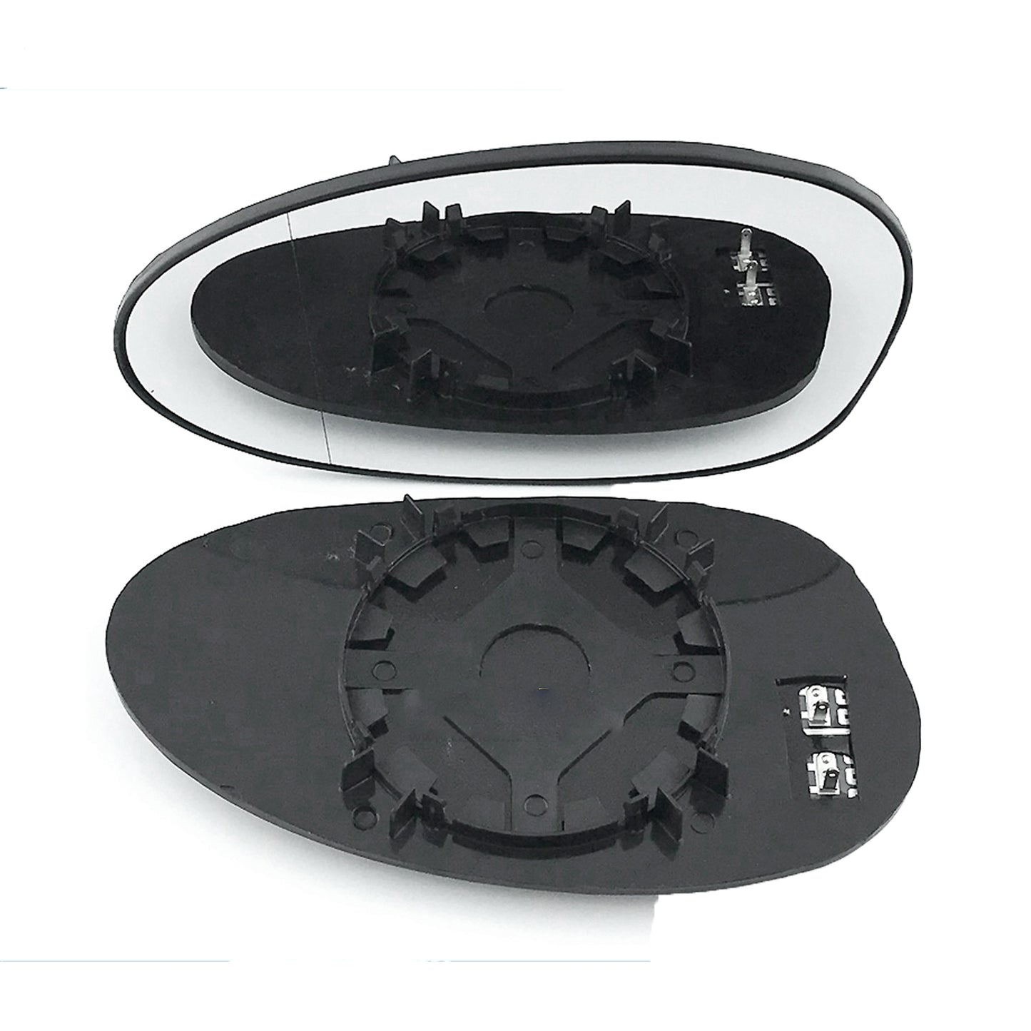 for BMW - 1 Series 2003 to 2009 Wing Mirror Glass With Base LEFT HAND UK Passenger Side 46 Door