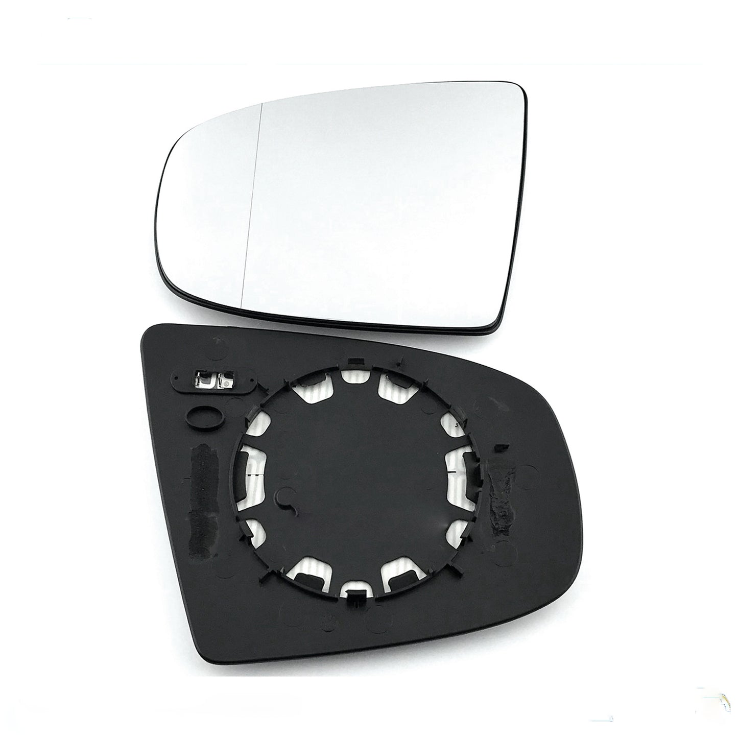 for BMW - X5 2007 to 2013 Wing Mirror Glass With Base LEFT HAND UK Passenger Side 188 Door