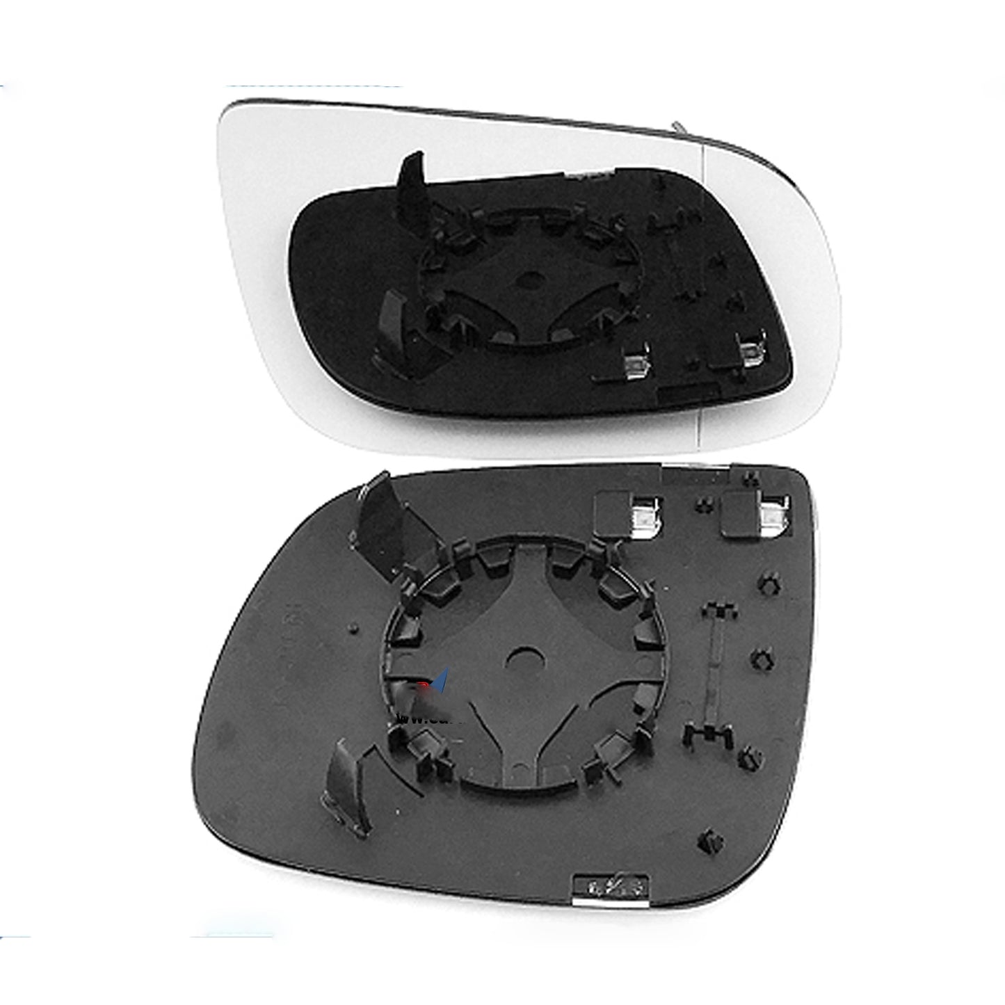 for Q7 2009 to 2014 Wing Mirror Glass With Base RIGHT HAND UK Driver Side Door