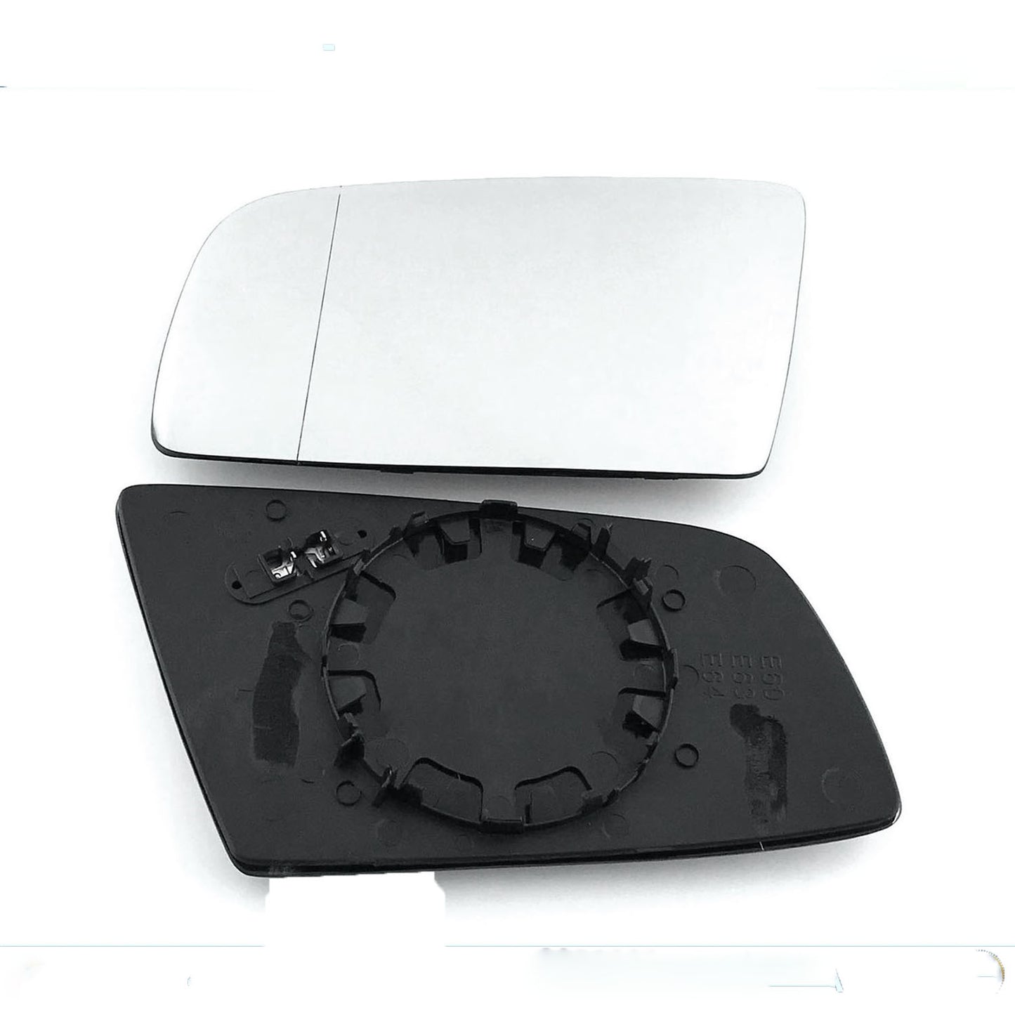 for BMW - 6 Series 2004 to 2010 Wing Mirror Glass With Base LEFT HAND UK Passenger Side 117 Door