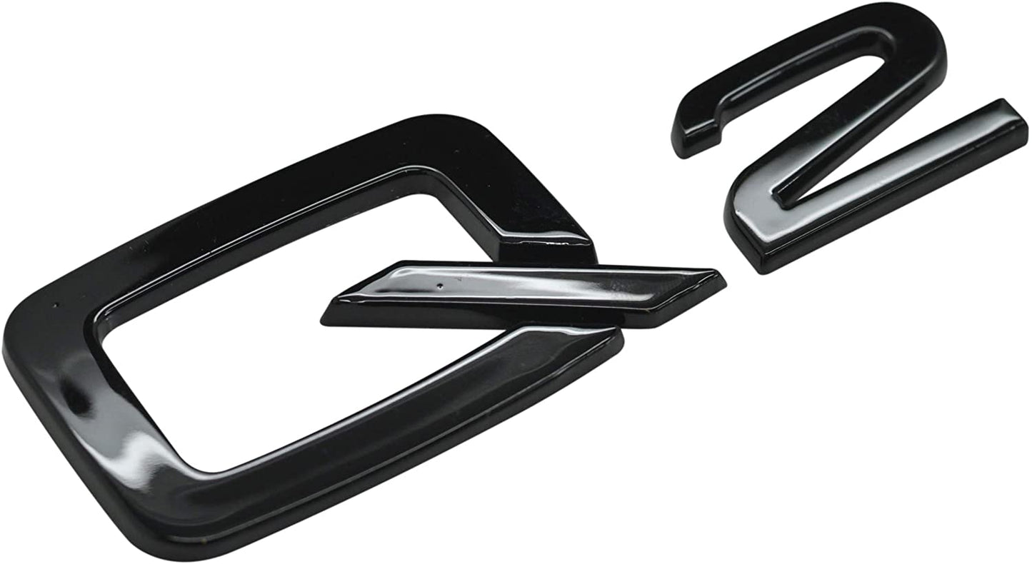Audi Q2 Rear Gloss Black Lettering for Boot Lid Trunk Badge Emblem