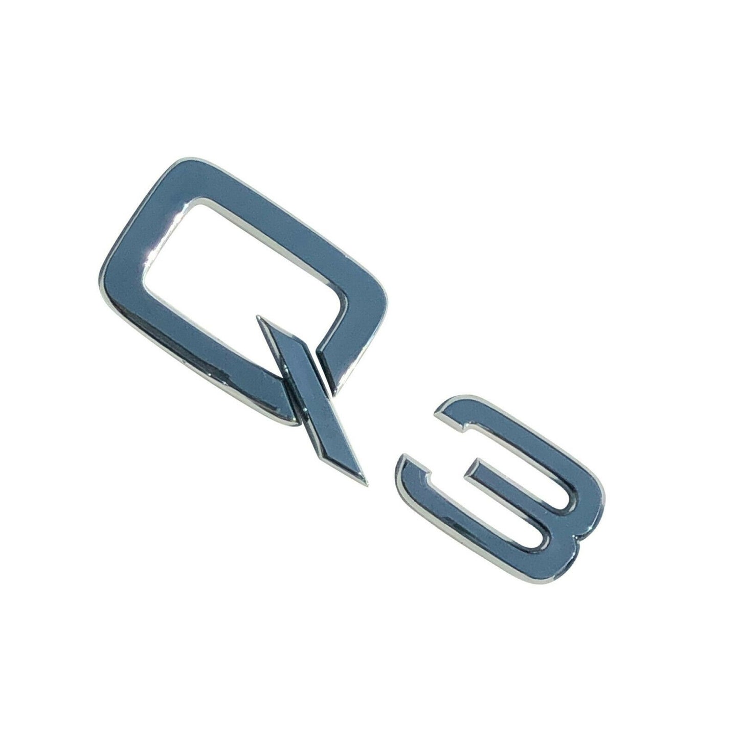 Audi Q3 Rear Chrome Lettering for Boot Lid Trunk Badge Emblem