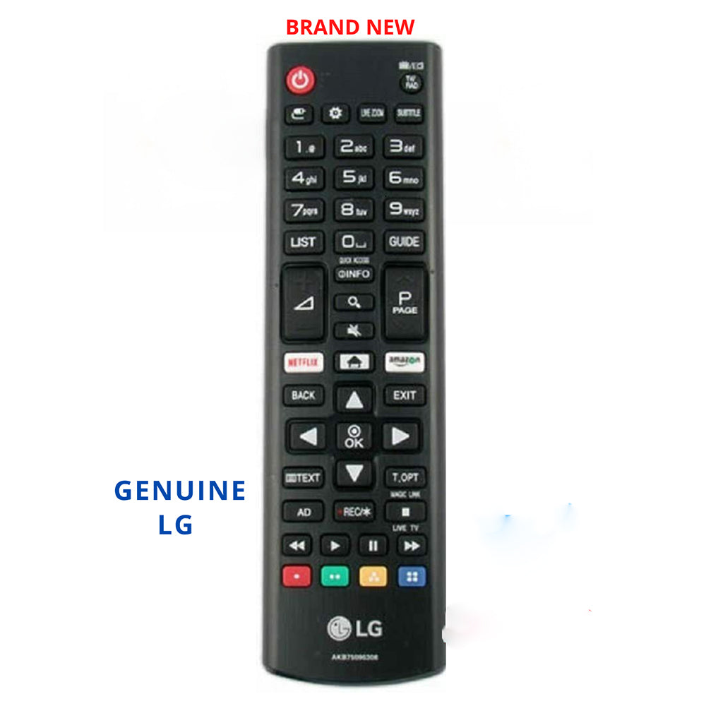 Genuine Original UK TV Remote Control Replaces LG AKB75375608