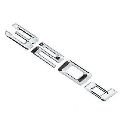 BMW 3 Series 320d Rear Chrome Silver Letter Number Badge Emblem for Boot Lid Trunk