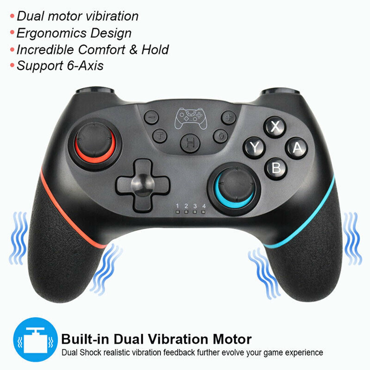 Nintendo Switch Compatible Controller Wireless Bluetooth Gamepad Joystick