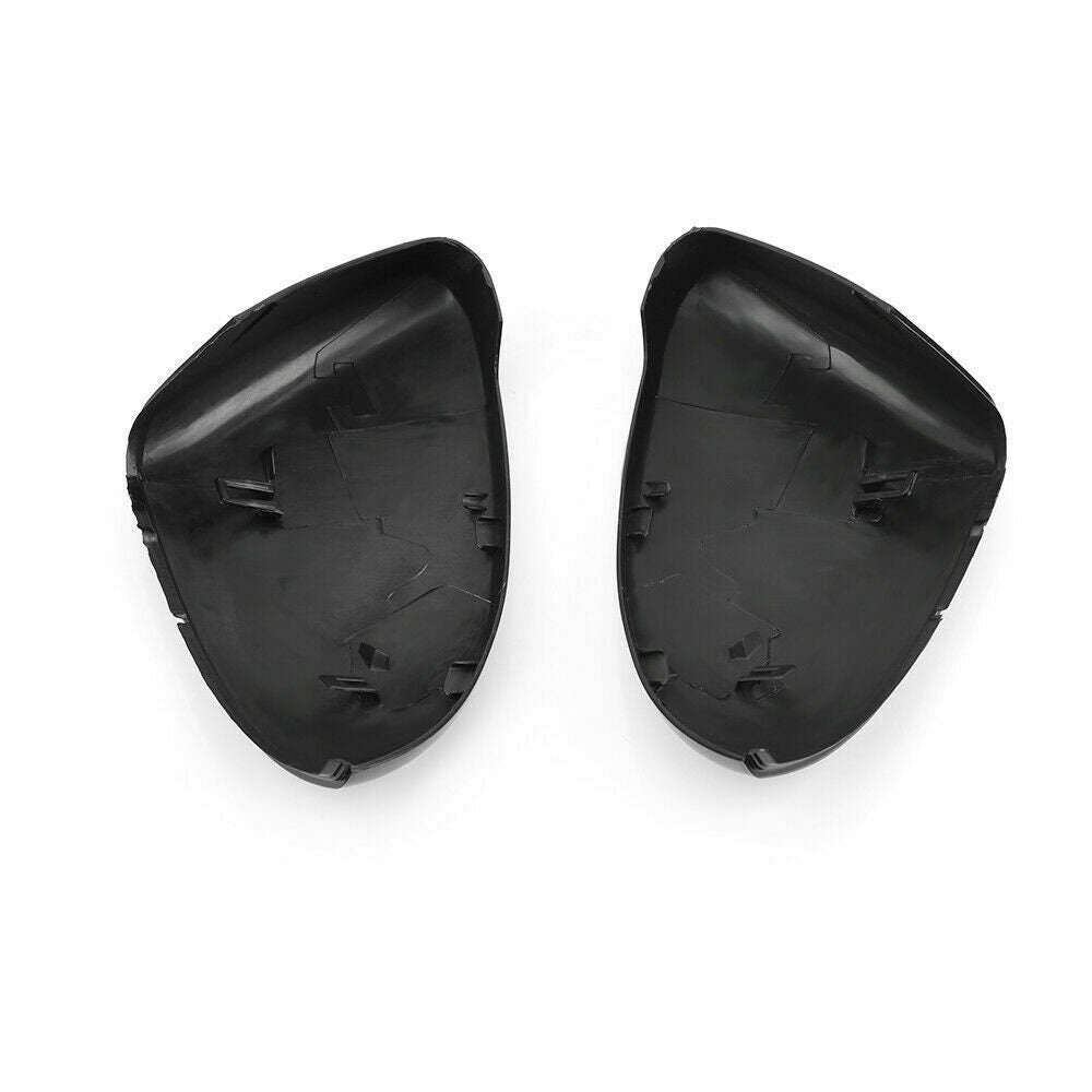 Gloss Black Wing Mirror Cover Caps Casing For VW Golf Mk7 Mk7.5 R GTI 2013-2018