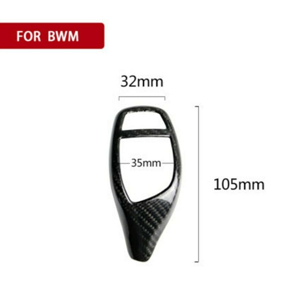 BMW 1 3 Series Carbon Fiber Interior Gear Shift Knob Cover Trim F20/F30/F31