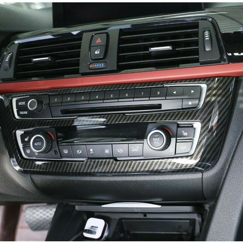 BMW 3 4 Series Carbon Fiber Car Interior Air Vent Trim F30 F32 2013-2018
