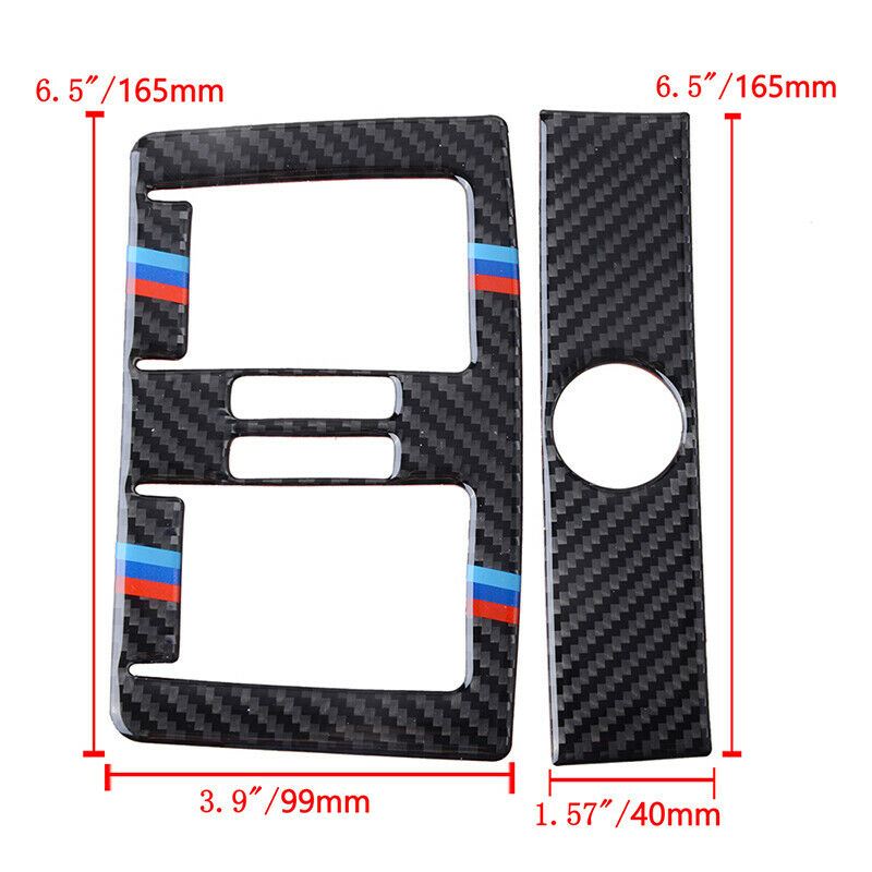 Carbon Fiber Rear Air Vent Outlet Cover For BMW 3 Series F30 GT F34 13-2019