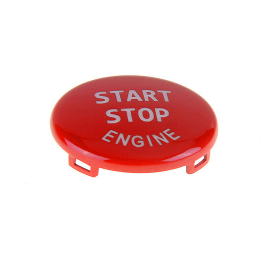 Red Engine Start Stop Push Button Replace Cover Trim For BMW E90 E92 E60 X5